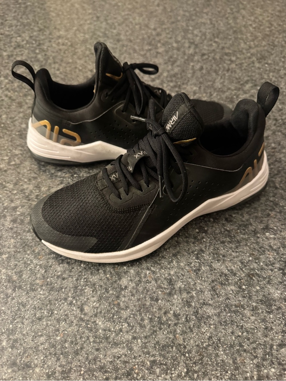 Nike Women’s Air Max Bella TR3 - Black and Gold, size 8